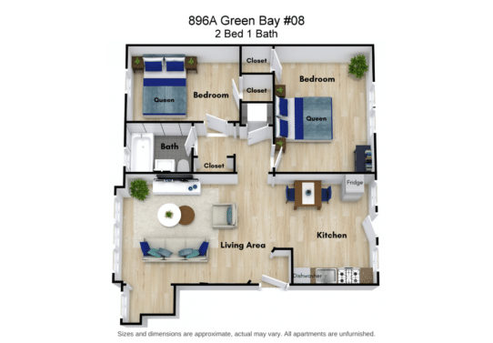 [Greenbay] [896A-08] [2bed] [FFP] [NoMeas]
