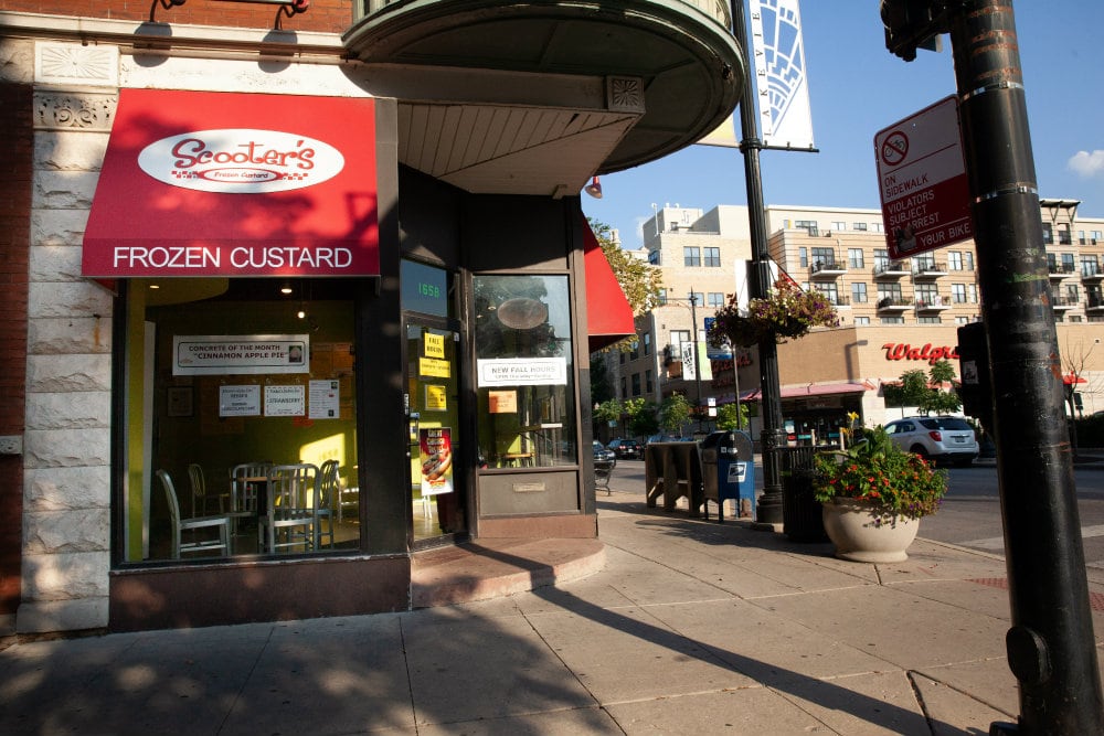 Scooters Frozen Custard shop
